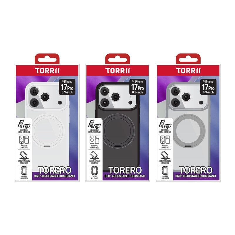 Torrii iPhone 17 Pro Torero Magsafe Stand Case Torrii iPhone 17 Pro Torero Magsafe Stand Case